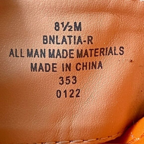 Bandolino Toe Post Sandals Bow Detail - Orange - 8.5M - Picture 7 of 10